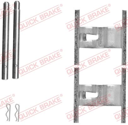 QUICK BRAKE 109-1660 Accessory Kit, disc brake pad