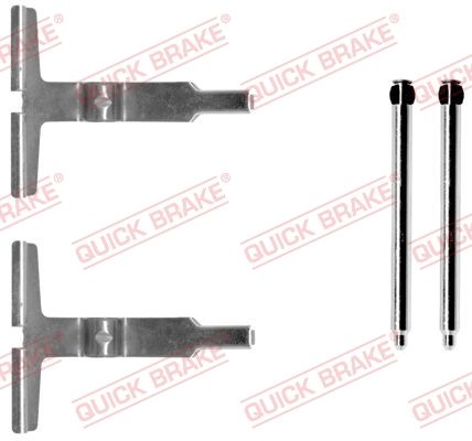 QUICK BRAKE 109-1661 Accessory Kit, disc brake pad