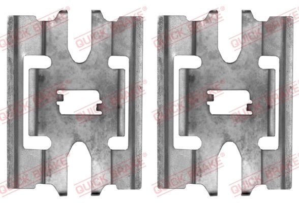 QUICK BRAKE 109-1663 Accessory Kit, disc brake pad