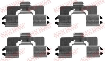 Accessory Kit, disc brake pad QUICK BRAKE 109-1666