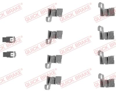 Accessory Kit, disc brake pad QUICK BRAKE 109-1671