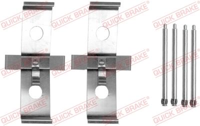 Accessory Kit, disc brake pad QUICK BRAKE 109-1674