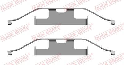 Accessory Kit, disc brake pad QUICK BRAKE 109-1682