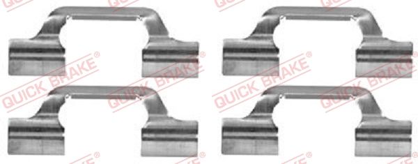 QUICK BRAKE 109-1685 Accessory Kit, disc brake pad