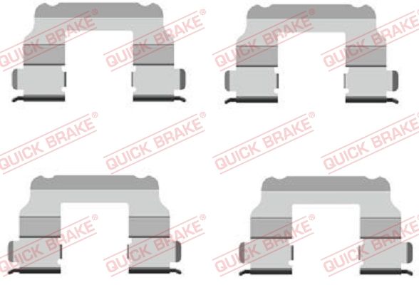 QUICK BRAKE 109-1689 Accessory Kit, disc brake pad