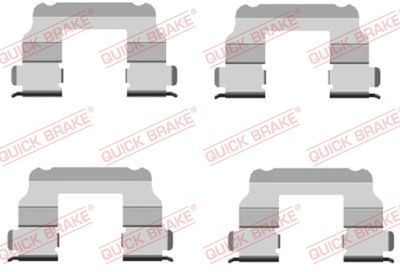 Accessory Kit, disc brake pad QUICK BRAKE 109-1689