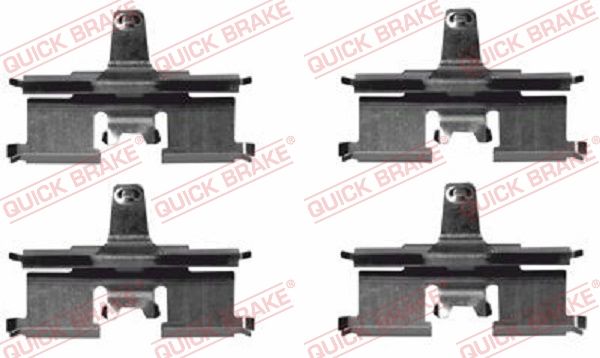 QUICK BRAKE 109-1692 Accessory Kit, disc brake pad