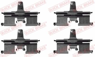 Accessory Kit, disc brake pad QUICK BRAKE 109-1692