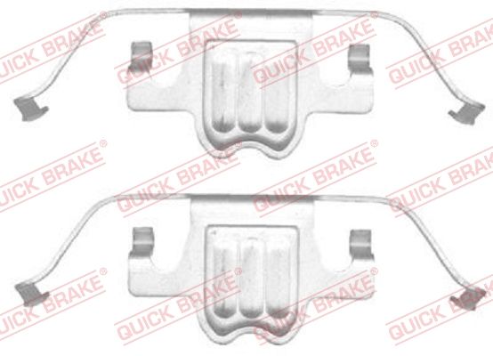 QUICK BRAKE 109-1695 Accessory Kit, disc brake pad