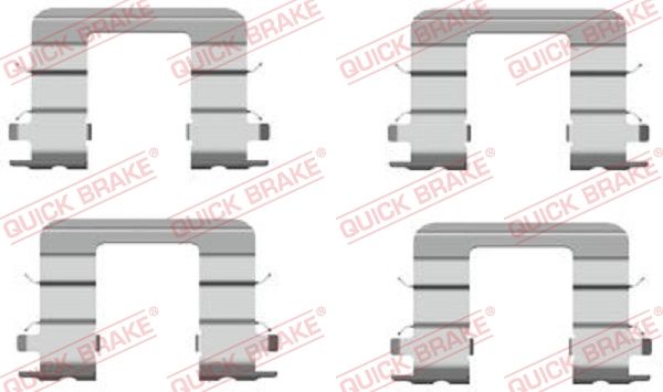 QUICK BRAKE 109-1696 Accessory Kit, disc brake pad