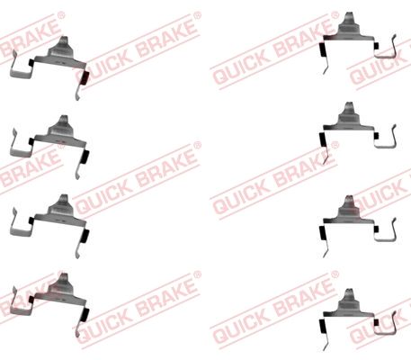QUICK BRAKE 109-1697 Accessory Kit, disc brake pad
