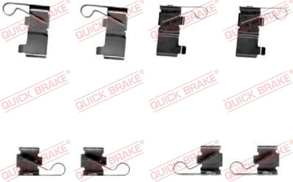 QUICK BRAKE 109-1699 Accessory Kit, disc brake pad