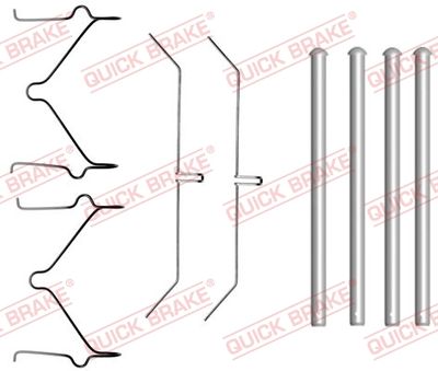 Accessory Kit, disc brake pad QUICK BRAKE 109-1701