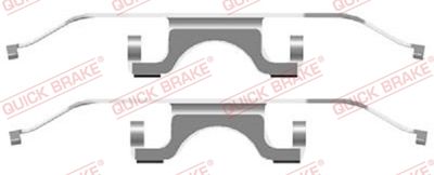 Accessory Kit, disc brake pad QUICK BRAKE 109-1702