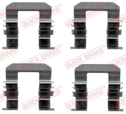 QUICK BRAKE 109-1704 Accessory Kit, disc brake pad