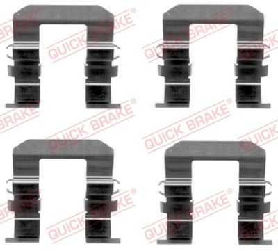 Accessory Kit, disc brake pad QUICK BRAKE 109-1704