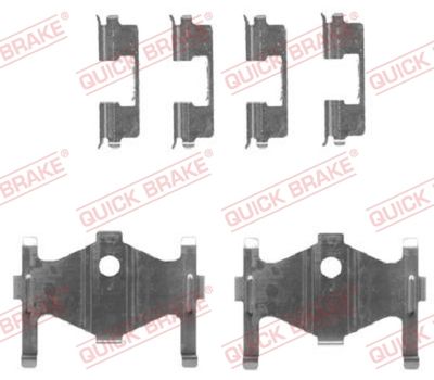 Accessory Kit, disc brake pad QUICK BRAKE 109-1710