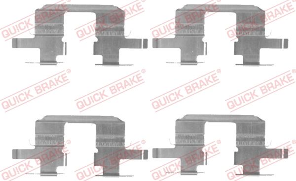 QUICK BRAKE 109-1711 Accessory Kit, disc brake pad