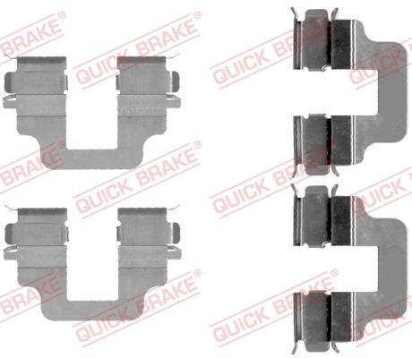 QUICK BRAKE 109-1712 Accessory Kit, disc brake pad