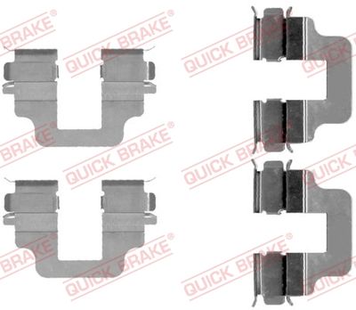 Accessory Kit, disc brake pad QUICK BRAKE 109-1712