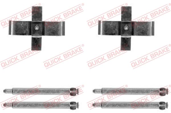 QUICK BRAKE 109-1713 Accessory Kit, disc brake pad