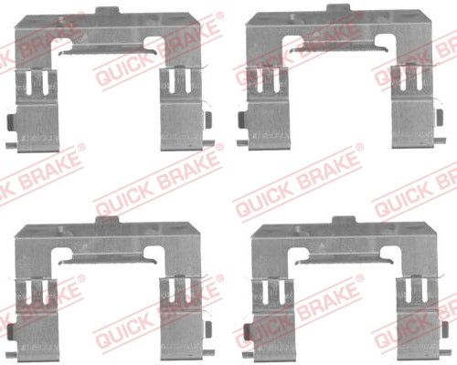 QUICK BRAKE 109-1715 Accessory Kit, disc brake pad