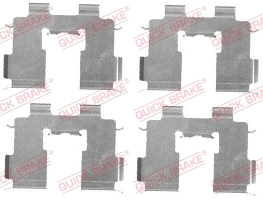 QUICK BRAKE 109-1717 Accessory Kit, disc brake pad