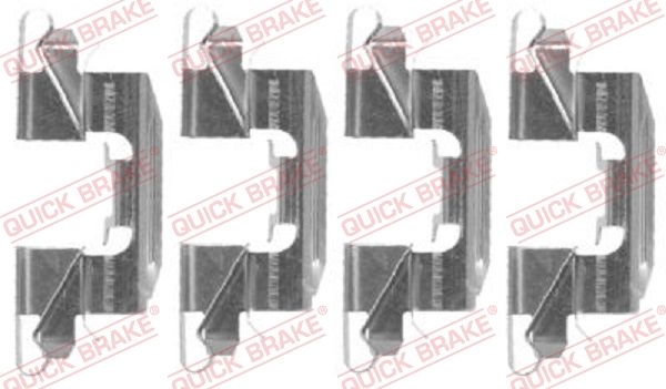QUICK BRAKE 109-1720 Accessory Kit, disc brake pad