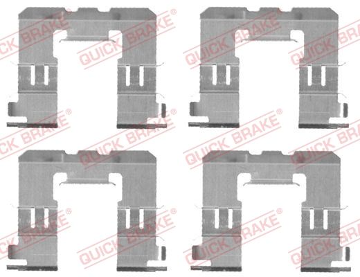 QUICK BRAKE 109-1721 Accessory Kit, disc brake pad
