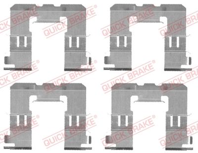 Accessory Kit, disc brake pad QUICK BRAKE 109-1721