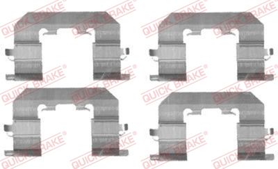 Accessory Kit, disc brake pad QUICK BRAKE 109-1723