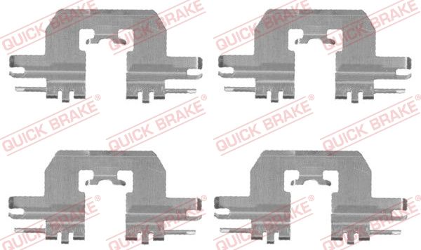 QUICK BRAKE 109-1724 Accessory Kit, disc brake pad