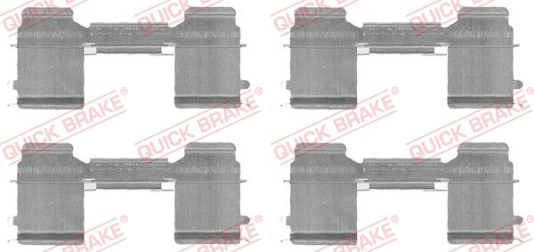 QUICK BRAKE 109-1726 Accessory Kit, disc brake pad