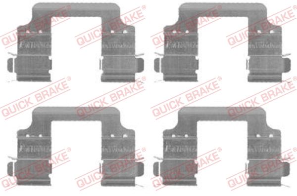 QUICK BRAKE 109-1728 Accessory Kit, disc brake pad