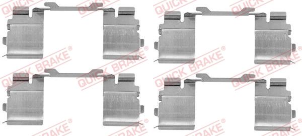QUICK BRAKE 109-1730 Accessory Kit, disc brake pad