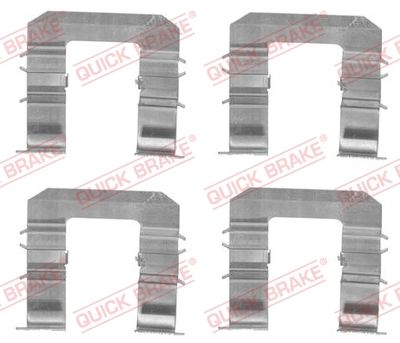 Accessory Kit, disc brake pad QUICK BRAKE 109-1735