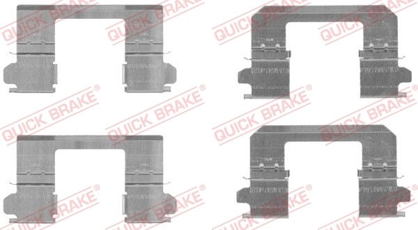 QUICK BRAKE 109-1736 Accessory Kit, disc brake pad