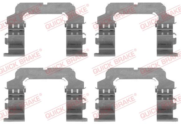 QUICK BRAKE 109-1738 Accessory Kit, disc brake pad