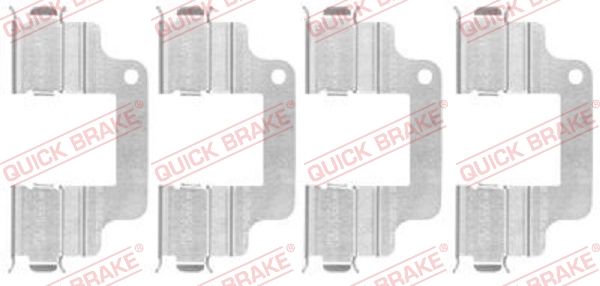 QUICK BRAKE 109-1740 Accessory Kit, disc brake pad