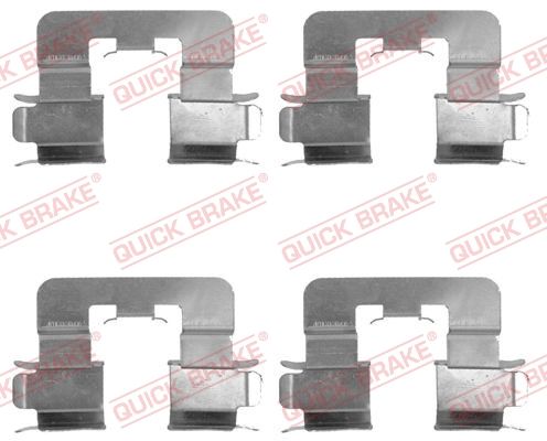 QUICK BRAKE 109-1741 Accessory Kit, disc brake pad