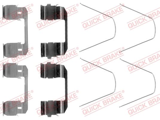 QUICK BRAKE 109-1743 Accessory Kit, disc brake pad