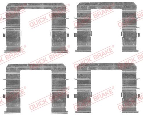 QUICK BRAKE 109-1744 Accessory Kit, disc brake pad