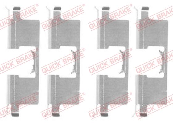 QUICK BRAKE 109-1745 Accessory Kit, disc brake pad
