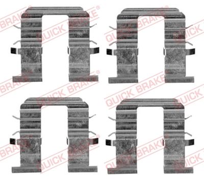 Accessory Kit, disc brake pad QUICK BRAKE 109-1746