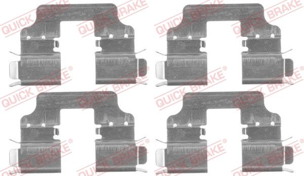 QUICK BRAKE 109-1750 Accessory Kit, disc brake pad