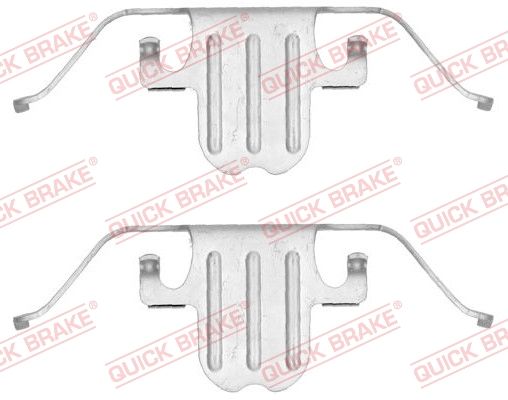 QUICK BRAKE 109-1751 Accessory Kit, disc brake pad