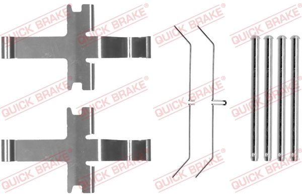 QUICK BRAKE 109-1752 Accessory Kit, disc brake pad