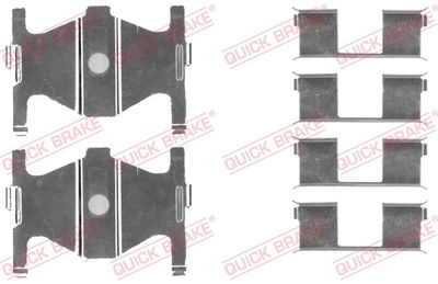Accessory Kit, disc brake pad QUICK BRAKE 109-1754