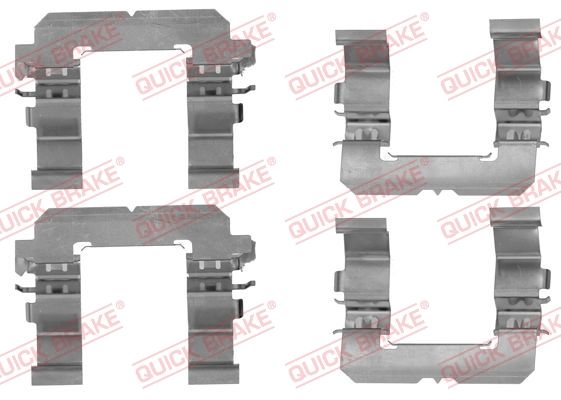 QUICK BRAKE 109-1756 Accessory Kit, disc brake pad