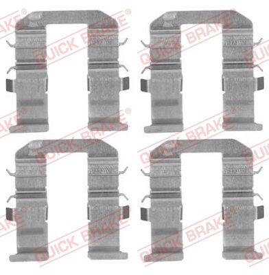 QUICK BRAKE 109-1758 Accessory Kit, disc brake pad